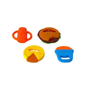 Set Jucării de Mestecat Colorate pentru Bebeluși – Silicon Sigur, Design Practic și Ergonomic