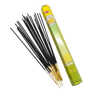 Bețișoare Parfumate HEM Lemon pentru Aromaterapie, Relaxare și Împrospătarea Aerului în Casă