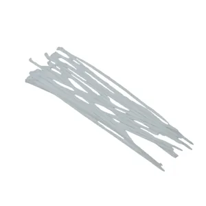 Coliere de plastic albe 4.8x350 mm – Set 20 bucăți, bride rezistente pentru cabluri groase, organizare și fixare profesională