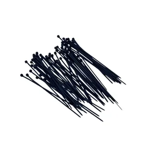 Coliere din nylon negre 2.5x150 mm – Set 70 bucăți, bride rezistente pentru cabluri electrice și organizare fire