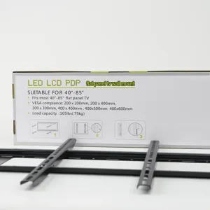 Suport TV de Perete Universal 40”-85” – Montaj Solid și Design Slim, Până la 75kg