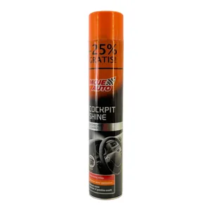 Spray bord auto Moje Auto Cockpit Shine Black 750 ml, curățare și întreținere interior auto, aplicare prin pulverizare
