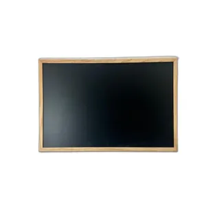 Tablă Neagră cu Ramă din Lemn – 40x60 cm, Ideală pentru Scris cu Creta, Școală, Birou și Acasă