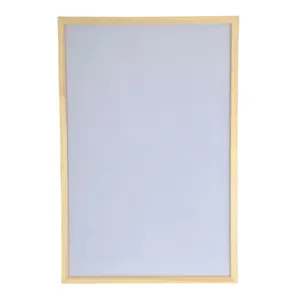 Tablă Albă de Scris 40x60 cm cu Ramă din Lemn – Whiteboard pentru Markere, Tablă pentru Notițe, Planificare și Organizare, Montare pe Perete pentru Birou, Școală sau Acasă
