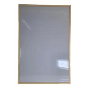 Tablă Marker de Scris 60x90 cm cu Ramă din Lemn – Whiteboard pentru Notițe, Planificare și Organizare, Tablă pentru Markere cu Ștergere Ușoară, Montare pe Perete pentru Birou, Școală sau Acasă