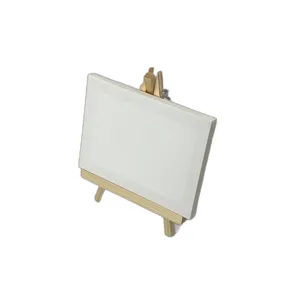Set Mini-Sevalet Lemn cu Panza Canvas Grunduita 18×24 cm – Ideal pentru Pictura si Decoratiuni