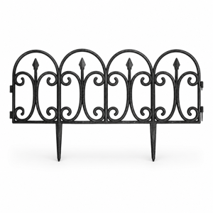 Gard Decorativ de Grădină, Panou Ornamental pentru Delimitare Flori și Alei