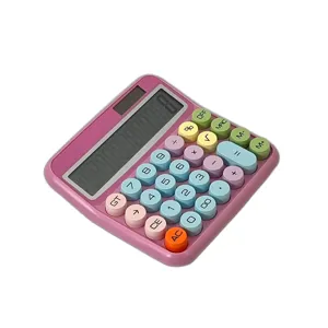 Calculator de Birou Mare Roz Pastel – Display XL, Taste Mari Ergonomice, Ideal pentru Utilizare Zilnică