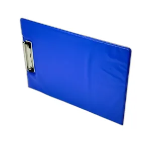 Clipboard A4 din Plastic, Culoare Albastru, Clips Metalic Robuste, Ușor și Rezistent, Suport Portabil pentru Hârtie, Ideal pentru Birou, Școală, Cursuri și Evenimente