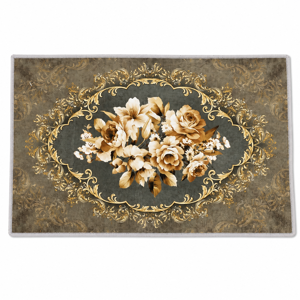 Covoraș  Antiderapant 40 × 60 cm cu Model Floral Decorativ