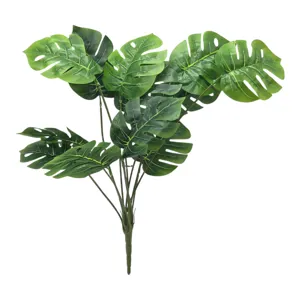 BUCHET FRUNZE ARTIFICIALE MONSTERA DECORATIVE – ASPECT NATURAL PENTRU ARANJAMENTE ȘI DECOR INTERIOR