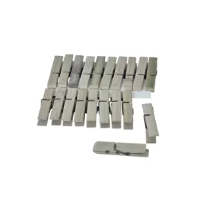 Set 12 Cârlige de Rufe din Bambus, Rezistente și Ecologice, Prindere Puternică, Uscarea Hainelor în Interior și Exterior, Material Natural, Durabil și Biodegradabil