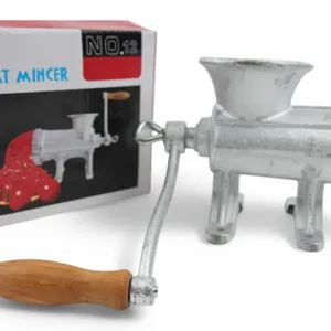 Mașină de Tocat Carne Manuală din Fontă – Model Clasic, Rezistentă și Ușor de Utilizat