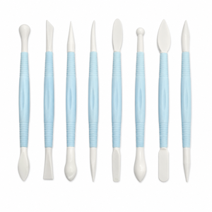 SET 9 INSTRUMENTE PENTRU MODELARE ȘI DECORARE TORT, USTENSILE PENTRU FONDANT ȘI PASTĂ DE ZAHĂR