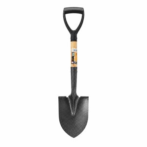 Lopată pentru Grădină cu Mâner din Lemn și Mâner Tip D, 68 x 15 cm, Ideală pentru Săpat, Plantare și Lucrări de Grădinărit