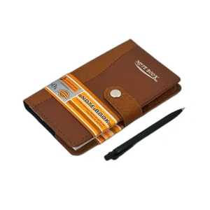Carnet Notite Maro cu Capsa si Pix – Format Mediu, Coperta Rezistenta, Ideal pentru Birou, Calatorii sau Organizare Zilnica