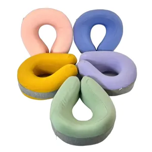 Perna pentru Gat cu Sustinere Laterala si Curea Reglabila, Culori Variate, Design Ergonomic, Ideala pentru Calatorii Confortabile
