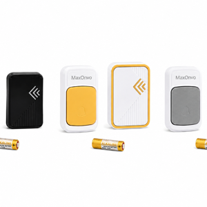 Sonerie Wireless fără Fir cu Senzor de Mișcare PIR, Receptor Interior și Alertă Sonoră pentru Casă, Birou și Spații Comerciale