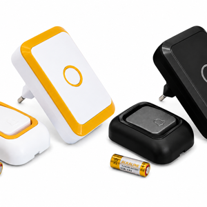 Sonerie Wireless fără Fir cu Receptor și Buton de Apel, Instalare Rapidă pentru Casă, Apartament, Birou și Spații Comerciale
