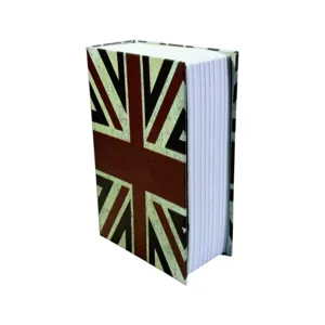 Seif ascuns tip carte cu încuietoare metalică dimensiune 180 x 115 x 55 mm pentru depozitare obiecte