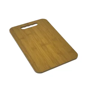 Tocator din Bambus 20×30×0.8 cm cu Mâner – Placă de Tăiat Naturală pentru Fructe, Legume și Brânzeturi