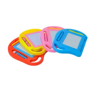 Tablă de scris magnetică rotundă cu abac – Mini, design ergonomic, suprafață pentru whiteboard, compatibilă cu magneți, ideală pentru joacă și învățare timpurie