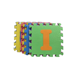 Covor Puzzle din Spumă 10 Piese 29.5 x 29.5 cm, Covoraș Modular pentru Podea, Protecție și Spațiu de Joacă pentru Copii