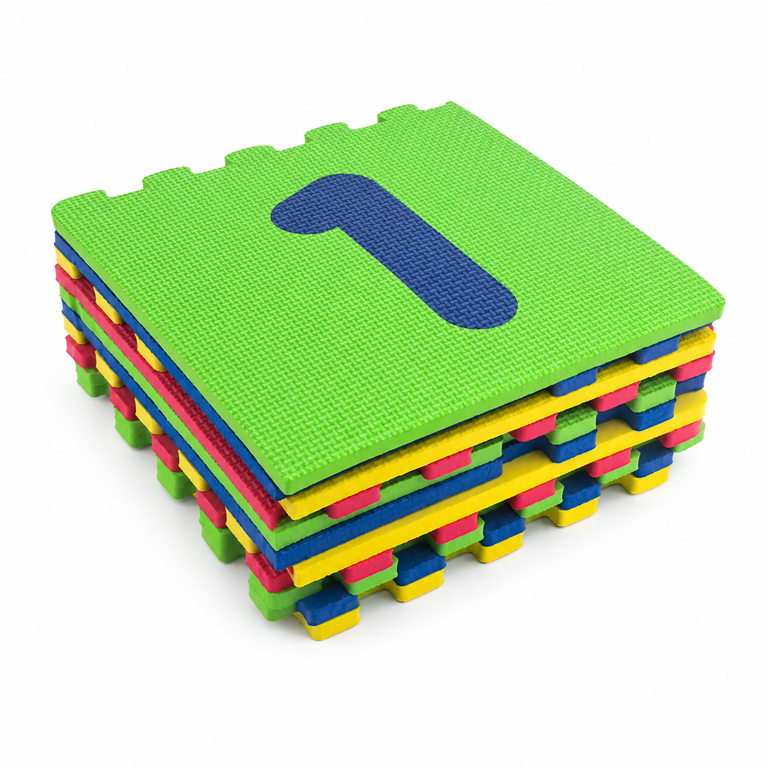 Covoraș Podea Puzzle 27x27 cm din Spumă pentru Copii