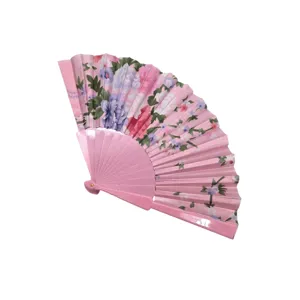 Evantai Pliabil Decorativ cu Model Floral, Lungime 27 cm, Accesoriu Elegant pentru Răcorire și Evenimente 