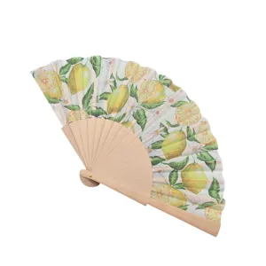 Evantai Pliabil Decorativ cu Model Floral, Lungime 27 cm, Accesoriu Elegant pentru Răcorire și Evenimente 