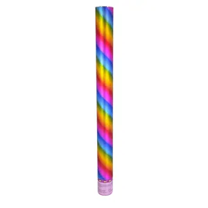 Tun confetti party 60 cm, lansator confetti manual multicolor pentru petreceri, aniversări și evenimente festive