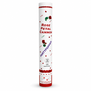 Tun Confetty Party 40CM/M15G cu Petale de Trandafir, Tub pentru Efect Spectaculos la Nunți și Evenimente, Accesoriu Festiv pentru Aniversări, Petreceri și Momente Speciale