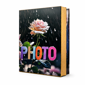 ALBUM FOTO PENTRU 100 POZE 10X15 CM CU COPERTĂ DECORATIVĂ PENTRU PĂSTRAREA ȘI ORGANIZAREA FOTOGRAFIILOR