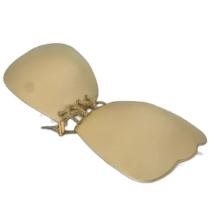 Sutien Autoadesiv cu Șnur Reglabil, Fără Breteluțe – Efect Push-Up, Reutilizabil, Disponibil în Mai Multe Culori