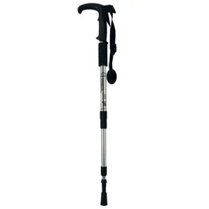 Baston de Trekking Reglabil, din Aluminiu, Mâner Antialunecare, Vârf Metalic, Telescopic, Suport Drumeție și Alpinism, Pliabil, Portabil, Culori Diverse, Ideal pentru Hoinari și Pasionați de Munte