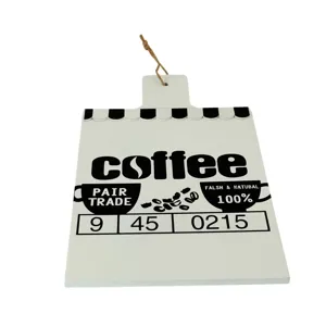 Decor din Lemn Tematic „Coffee” – Design Ergonomic, Stil Vintage, Element Decorativ cu Agățătoare, Ideal pentru Bucătărie, Cafenea sau Colț de Cafea