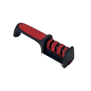 Ascutitor Manual pentru Cutite cu 3 Trepte, Maner Ergonomic, Ideal pentru Ascutire Rapida si Precisa, Potrivit pentru Cutite de Bucatarie