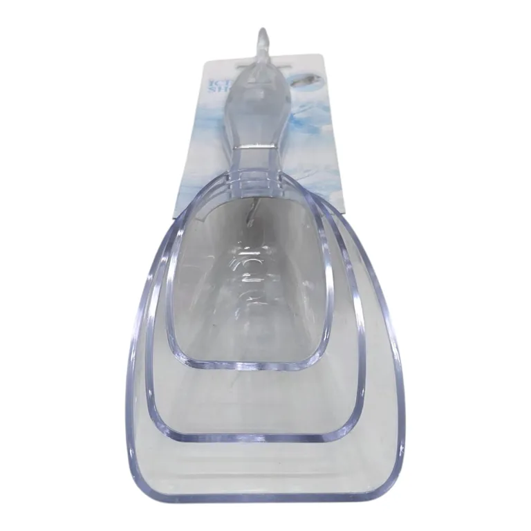 Lopată pentru Gheață și Alimente, Plastic Transparent, Mâner Ergonomic
