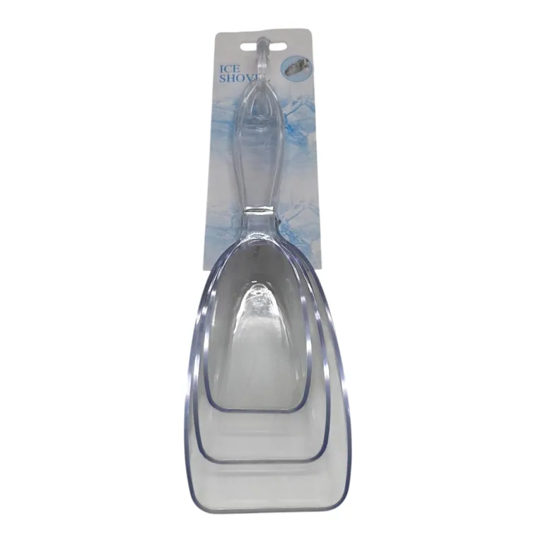 Lopată pentru Gheață și Alimente, Plastic Transparent, Mâner Ergonomic