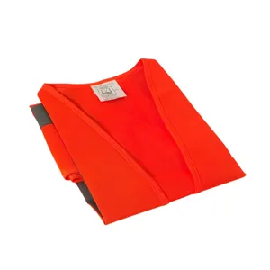 Vestă Reflectorizantă de Siguranță – Unisex, Portocaliu Neon, Vizibilitate Ridicată | Ideală pentru Șantier, Drumuri, Ciclism, Evenimente, Uz Industrial sau Personal