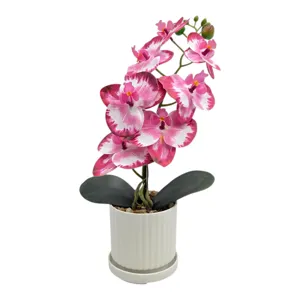 Ghiveci cu Flori Artificiale 35 cm – Decor Elegant pentru Casă și Birou