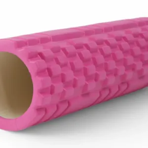 Roller din Spumă Roz pentru Stretching și Masaj – Accesoriu Profesional de Relaxare Musculară și Recuperare Post-Antrenament