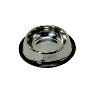 Bol Inox Antiderapant pentru Animale – Diametru 15 cm, Stabil si Practic, Ideal pentru Caini si Pisici Mici