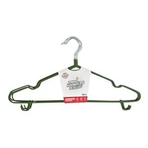 Set 5 Umerașe Metalice 40 cm pentru Haine, Design Subțire pentru Economisirea Spațiului în Dulap