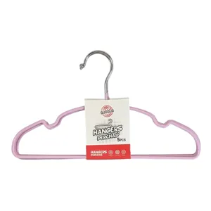 Set 5 Umerașe Metalice 29.5 cm pentru Haine, Design Compact pentru Organizare Dulap și Dressing