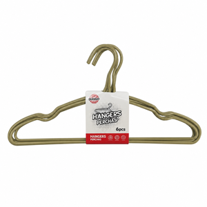 Set 6 Umerașe pentru Haine, 42 x 23 cm, Design Practic și Rezistent, Ideale pentru Organizarea Dulapului și Depozitarea Îmbrăcămintei