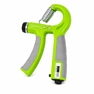 Flexor pentru Mâini cu Rezistență Reglabilă 5-60 KG și Contor Mecanic, Aparat pentru Antrenament Antebraț și Forță Grip