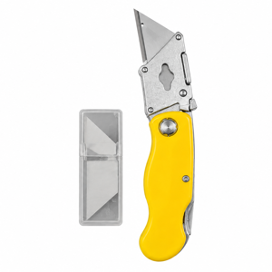 Cutter Pliabil cu 5 Lame de Rezervă, Schimbare Rapidă, pentru Tăiere și Bricolaj