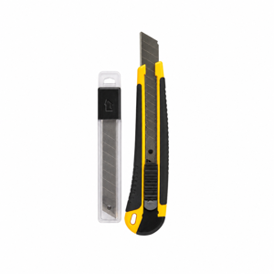 Cutter 9 mm cu Lamă Retractabilă, Cutter Profesional pentru Tăiere Precisă și Lucrări de Bricolaj