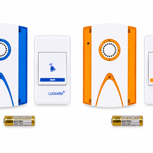 Sonerie Wireless fără Fir cu Receptor Interior și Buton Exterior, Instalare Rapidă pentru Casă, Apartament, Birou și Spații Comerciale